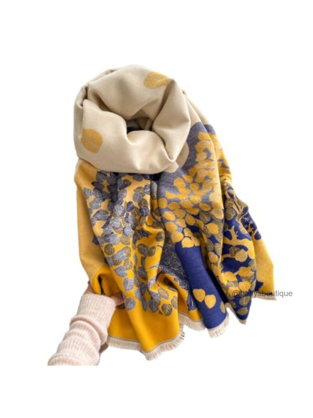 Blanket Scarf Chunky Oversized Plaid Wrap Shawl Acrylic Winter Fall Warm